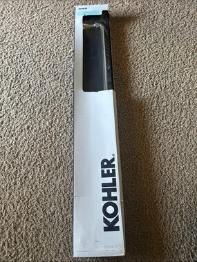 KOHLER Black Bath Towel Bar - Sleek Wall-Mounted Accessory